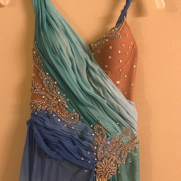 New sequin dress Custom Made Size Small - Picture 3 of 5